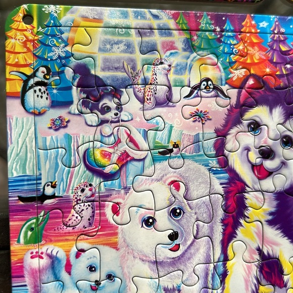 Vintage Lisa Frank Jigsaw Puzzles Hunter Tikanni Puppy Junk Food in Space (3) - Picture 8 of 10